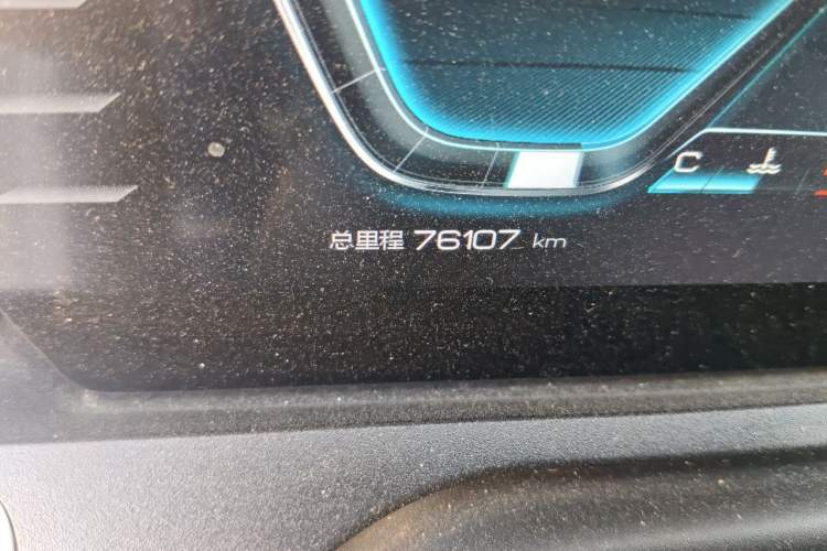 Used BYD Song Pro 2019 1.5T Automatic Elite Edition Odometer Close Up