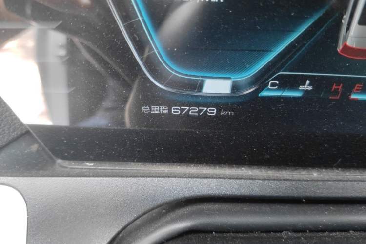 Used BYD Song Pro 2019 1.5T Automatic Elite Edition Odometer Close Up