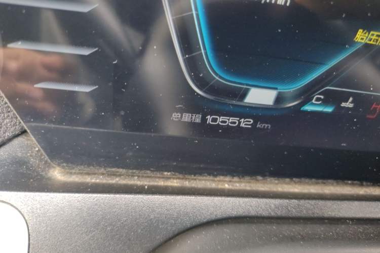 Used BYD Song Pro 2019 1.5T Automatic Elite Edition Odometer Close Up