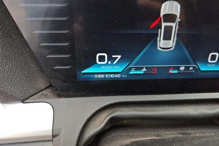 Used BYD Song Pro 2019 1.5T Automatic Luxury Model Odometer Close Up