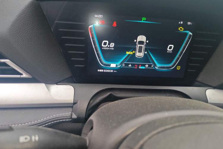Used BYD Song Pro 2019 1.5T Automatic Elite Edition Odometer Close Up