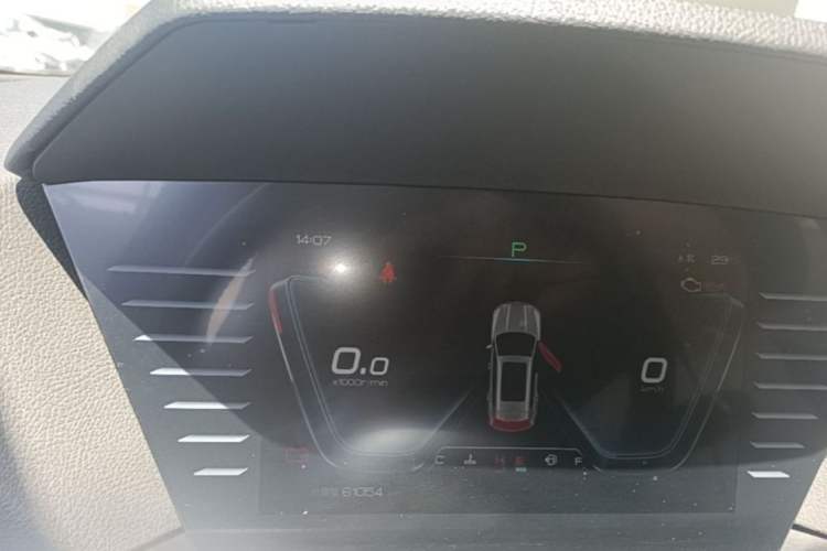 Used BYD Song Pro 2019 1.5T Automatic Luxury Model Odometer Close Up