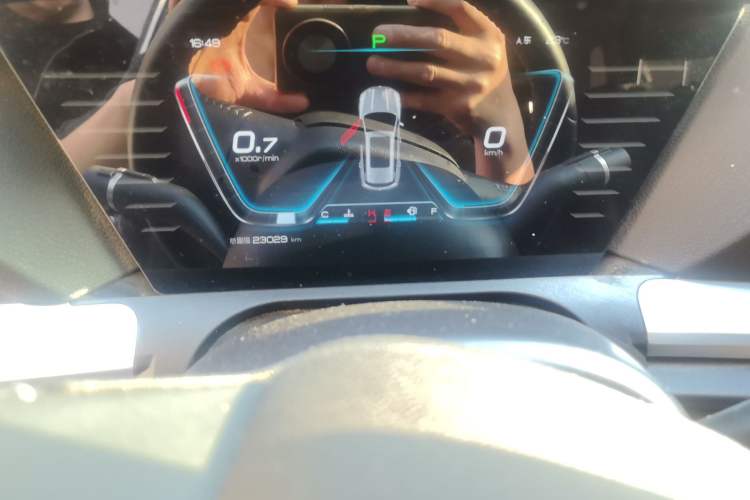 Used BYD Song Pro 2019 1.5T Automatic Prestige Model Odometer Close Up