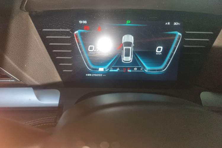 Used BYD Song Pro 2019 1.5T Automatic Luxury Model Odometer Close Up