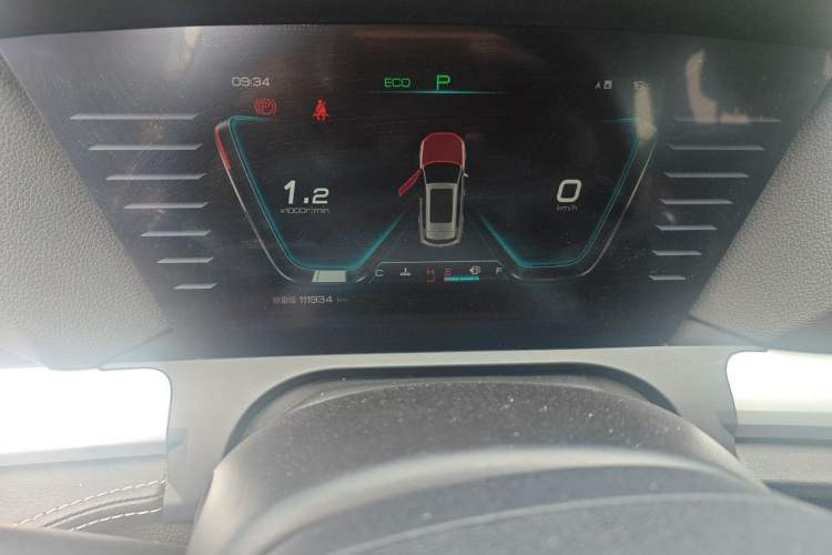 Used BYD Song Pro 2019 1.5T Automatic Elite Edition Odometer Close Up