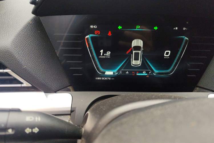 Used BYD Song Pro 2019 1.5T Automatic Elite Edition Odometer Close Up