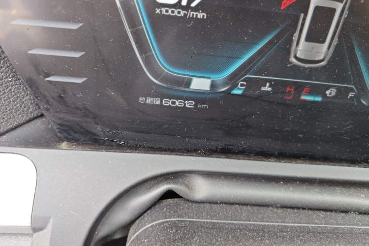 Used BYD Song Pro 2019 1.5T Automatic Luxury Model Odometer Close Up