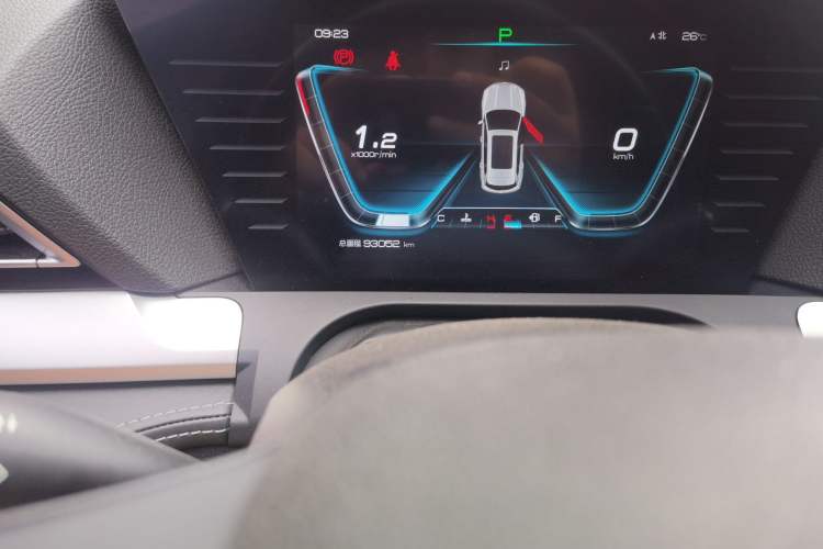 Used BYD Song Pro 2019 1.5T Automatic Prestige Model Odometer Close Up