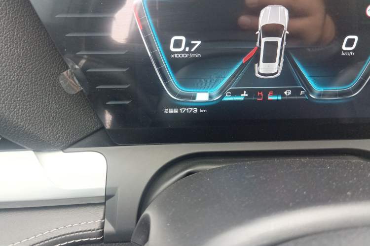 Used BYD Song Pro 2019 1.5T Automatic Luxury Model Odometer Close Up