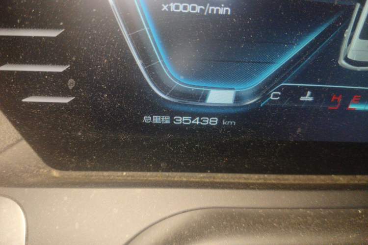 Used BYD Song Pro 2019 1.5T Automatic Elite Edition Odometer Close Up