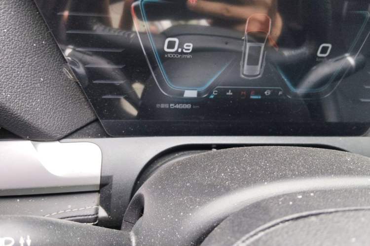 Used BYD Song Pro 2020 1.5T Manual Elite Model Odometer Close Up