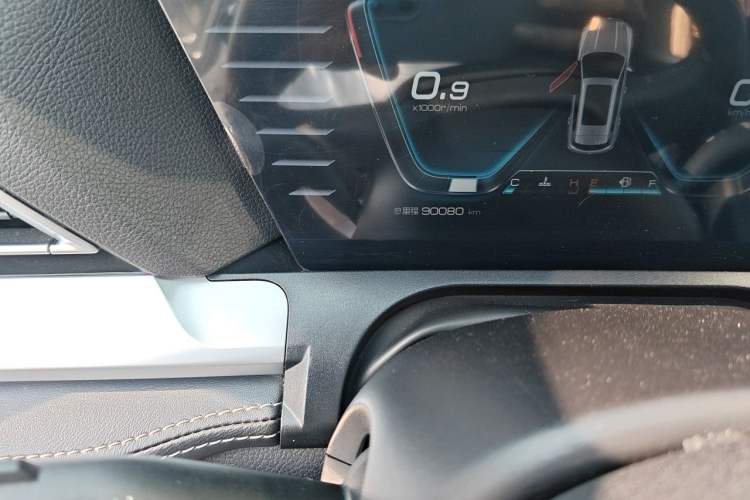 Used BYD Song Pro 2020 1.5T Automatic Pilot Edition Odometer Close Up