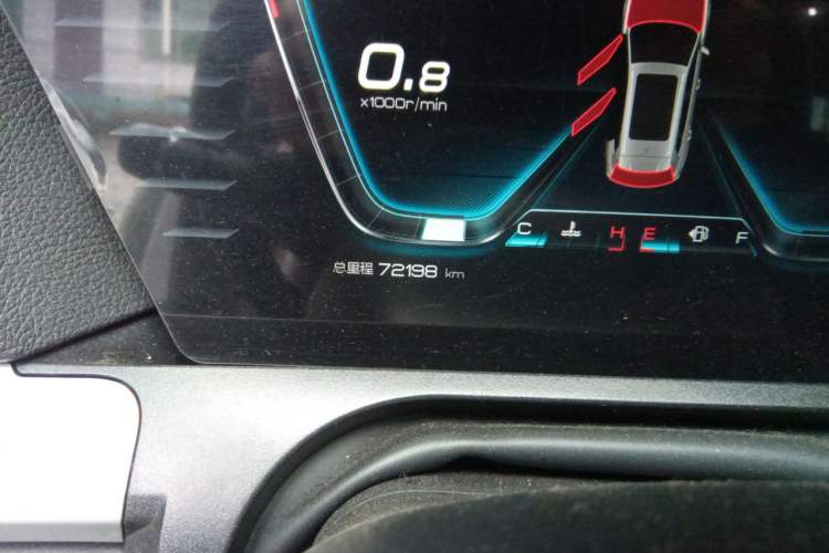 Used BYD Song Pro 2020 1.5T Automatic Pilot Edition Odometer Close Up