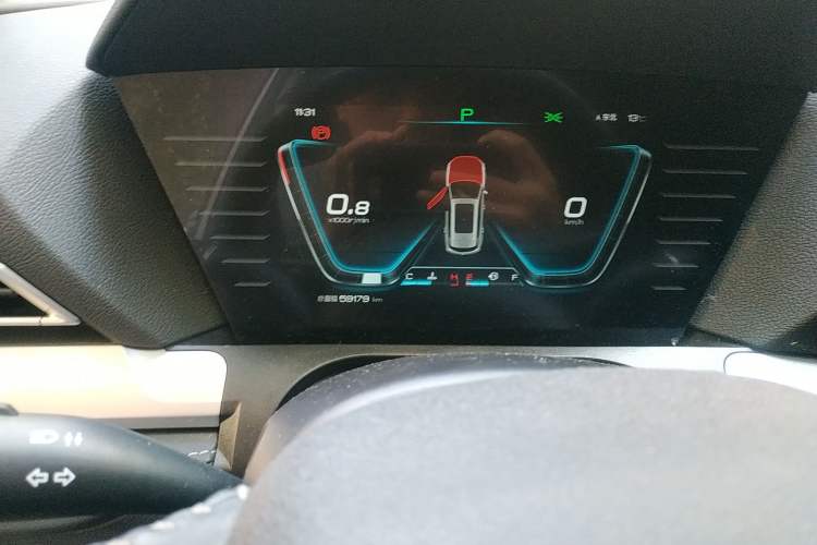 Used BYD Song Pro 2020 1.5T Automatic Pilot Edition Odometer Close Up