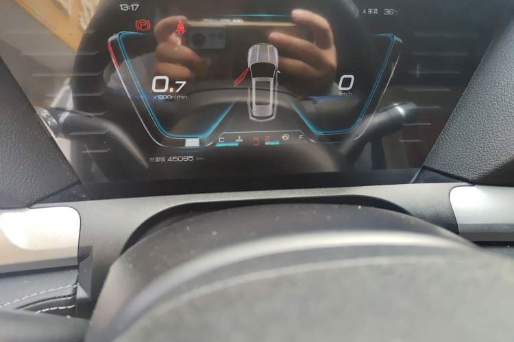 Used BYD Song Pro 2020 1.5T Manual Elite Model Odometer Close Up