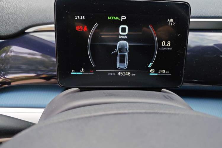 Used BYD Song Pro 2021 1.5T Automatic Xiaoyun Luxury Model Odometer Close Up