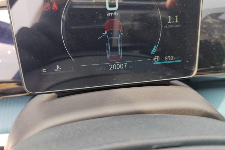 Used BYD Song Pro 2021 1.5T Automatic Xiaoyun Elite Edition Odometer Close Up