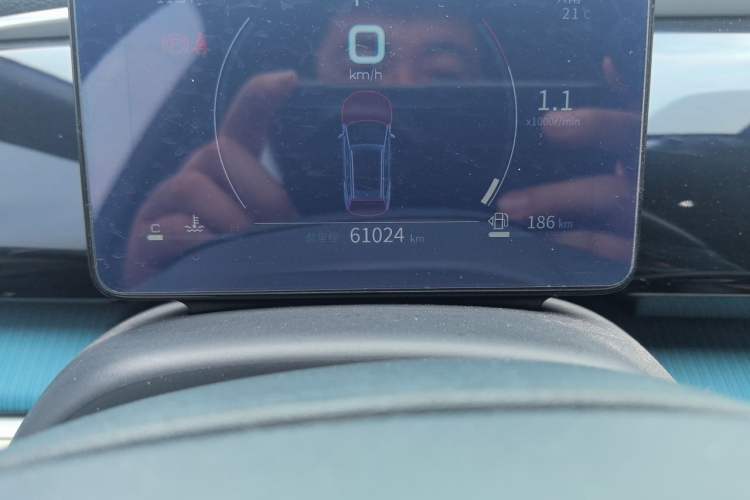 Used BYD Song Pro 2021 1.5T Automatic Xiaoyun Elite Edition Odometer Close Up