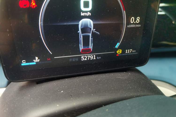 Used BYD Song Pro 2021 1.5T Automatic Xiaoyun Luxury Model Odometer Close Up