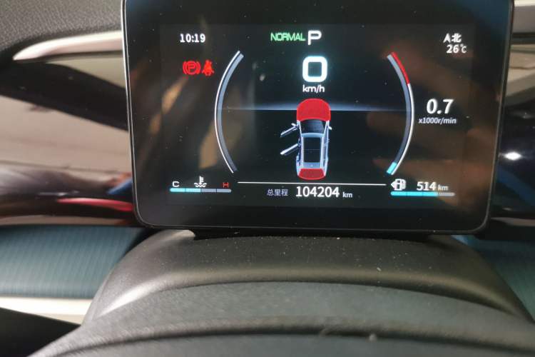 Used BYD Song Pro 2021 1.5T Automatic Xiaoyun Luxury Model Odometer Close Up