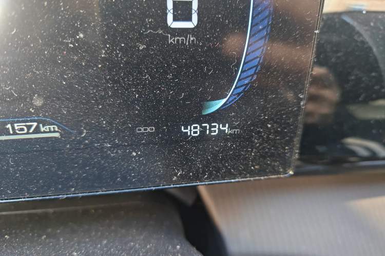 Used BYD Song Pro 2021 1.5T Automatic Luxury Model Odometer Close Up