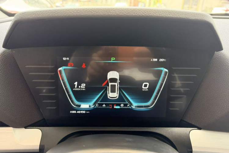 Used BYD Song Pro 2021 1.5T Automatic Elite Edition Odometer Close Up