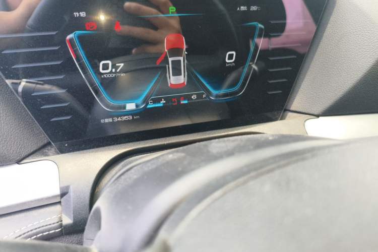 Used BYD Song Pro 2021 1.5T Automatic Elite Edition Odometer Close Up