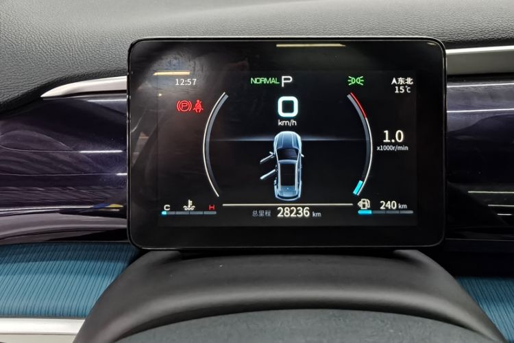 Used BYD Song Pro 2021 1.5T Automatic Xiaoyun Luxury Model Odometer Close Up