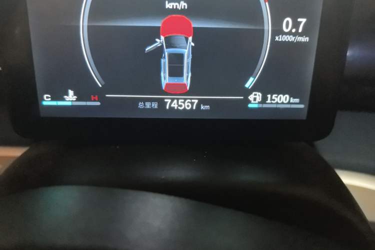 Used BYD Song Pro 2021 1.5T Automatic Xiaoyun Elite Edition Odometer Close Up
