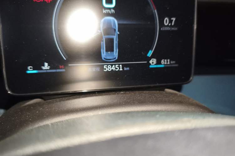 Used BYD Song Pro 2021 1.5T Automatic Xiaoyun Elite Edition Odometer Close Up