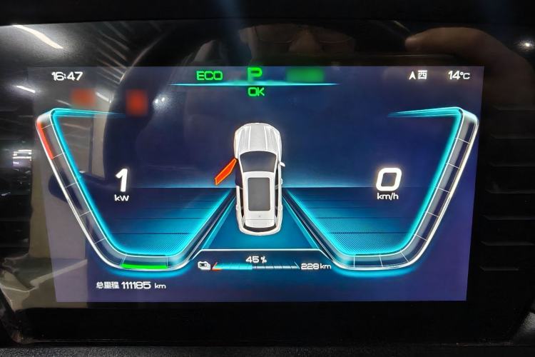 Used BYD Song Pro New Energy 2019 EV High-Power Long-Range Flagship Model Instrument Cluster