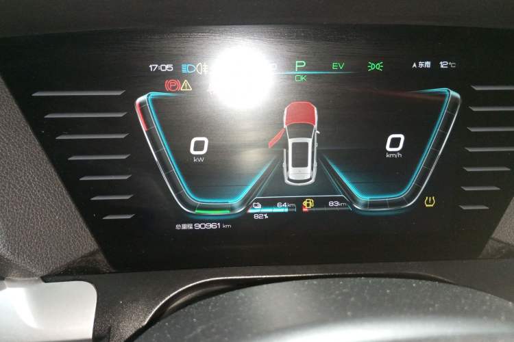 Used BYD Song Pro New Energy 2019 DM 1.5T Four-Wheel Drive Performance Edition Comfort Model Instrument Cluster