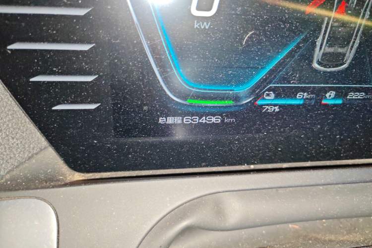 Used BYD Song Pro New Energy 2019 DM 1.5T Four-Wheel Drive Performance Edition Deluxe Model Odometer Close Up