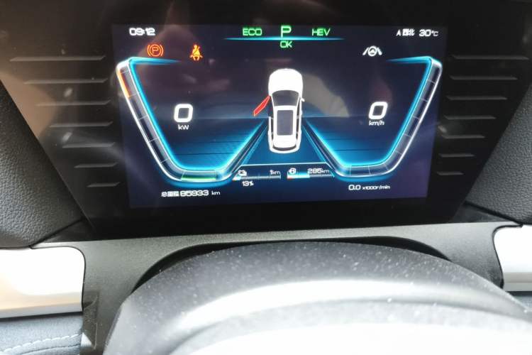 Used BYD Song Pro New Energy 2019 DM 1.5T Four-Wheel Drive Performance Edition Flagship Model Odometer Close Up