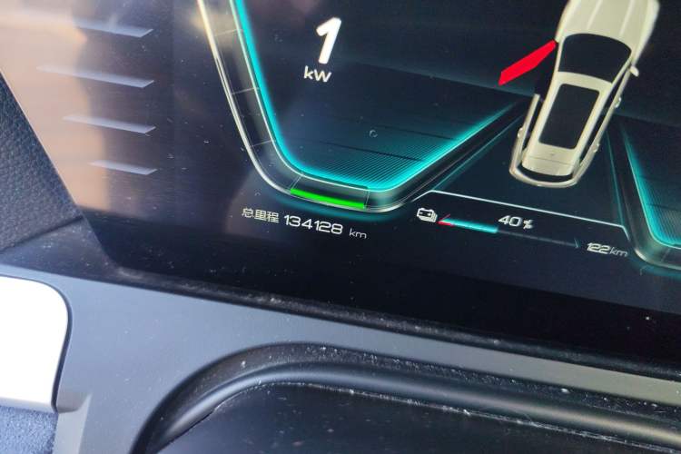 Used BYD Song Pro New Energy 2019 EV High-Power Long-Range Flagship Model Odometer Close Up