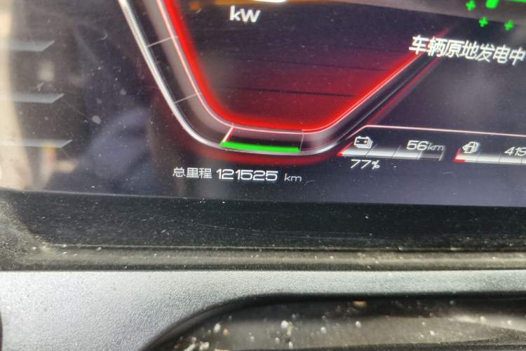 Used BYD Song Pro New Energy 2019 DM 1.5T Four-Wheel Drive Performance Edition Deluxe Model Odometer Close Up