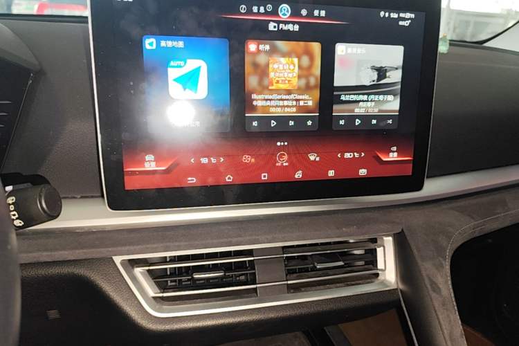 Used BYD Song Pro New Energy 2019 DM 1.5T Four-Wheel Drive Performance Edition Deluxe Model Audio And AC Panel