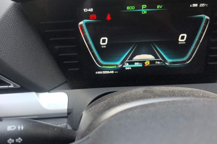 Used BYD Song Pro New Energy 2019 DM 1.5T Four-Wheel Drive Performance Edition Flagship Model Odometer Close Up