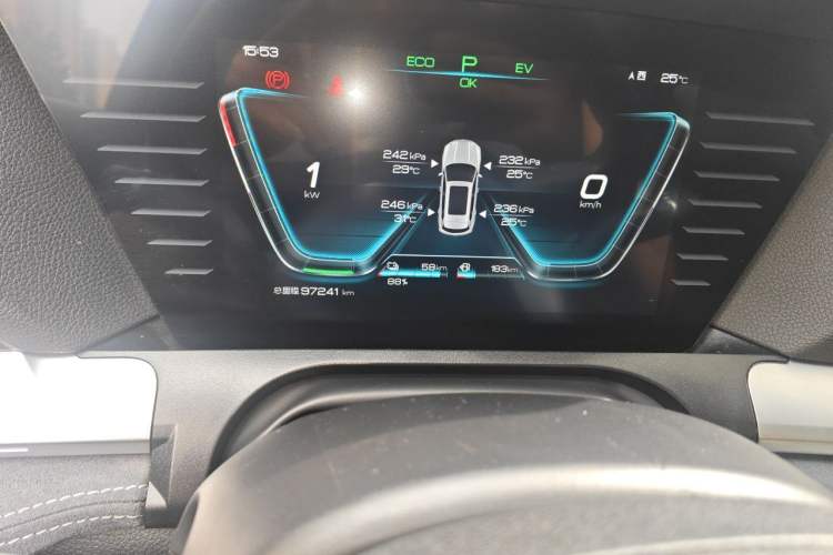 Used BYD Song Pro New Energy 2019 DM 1.5T Four-Wheel Drive Performance Edition Flagship Model Odometer Close Up
