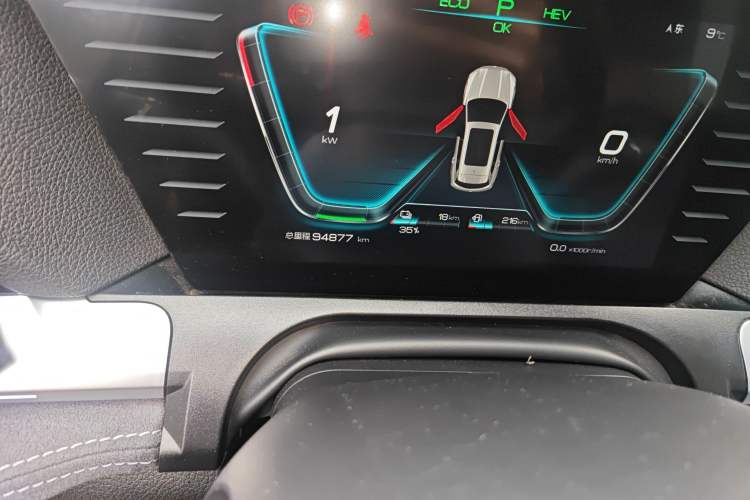 Used BYD Song Pro New Energy 2019 DM 1.5T Four-Wheel Drive Performance Edition Flagship Model Odometer Close Up
