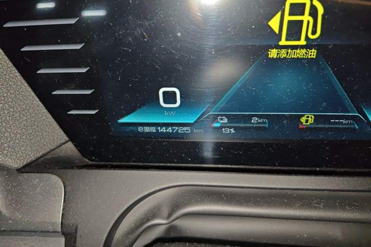 Used BYD Song Pro New Energy 2019 DM 1.5T Four-Wheel Drive Performance Edition Flagship Model Odometer Close Up
