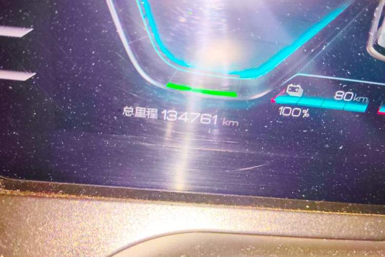 Used BYD Song Pro New Energy 2019 DM 1.5T Four-Wheel Drive Performance Edition Flagship Model Odometer Close Up