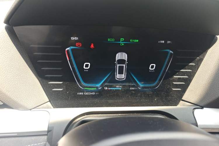 Used BYD Song Pro New Energy 2019 EV High-Power Long-Range Flagship Model Instrument Cluster