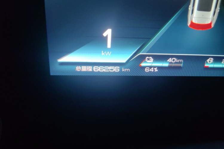 Used BYD Song Pro New Energy 2019 DM 1.5T Four-Wheel Drive Performance Edition Deluxe Model Odometer Close Up
