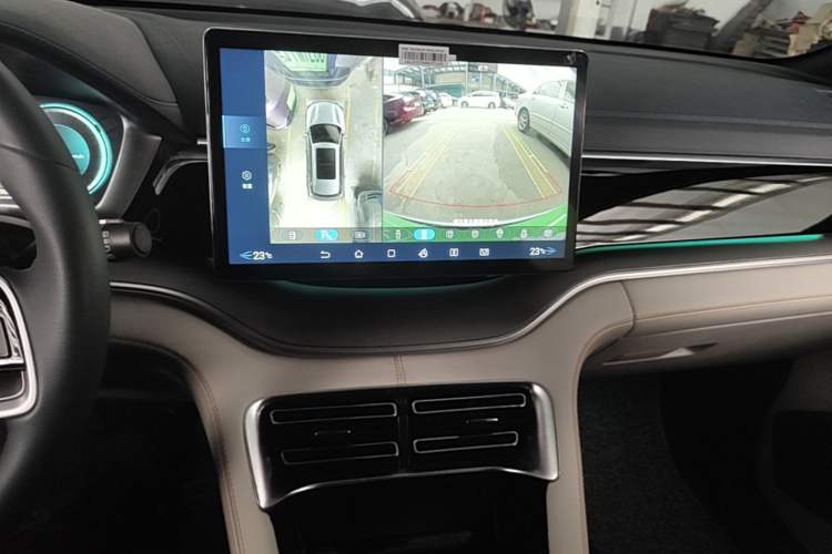 Used BYD Song Pro New Energy 2022 DM-i 110km Flagship Pro Model Audio And AC Panel