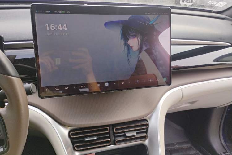 Used BYD Song Pro New Energy 2022 DM-i 110km Flagship Pro Model Audio And AC Panel