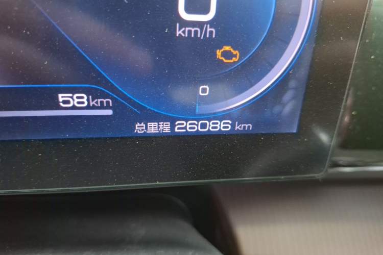 Used BYD Song Pro New Energy 2022 DM-i 110km Flagship Model Odometer Close Up