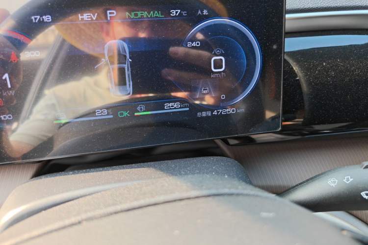Used BYD Song Pro New Energy 2022 DM-i 110km Flagship Pro Model Odometer Close Up