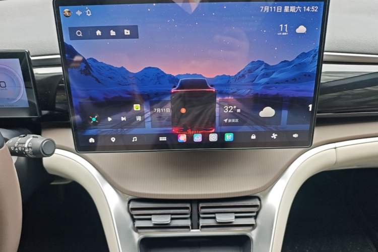 Used BYD Song Pro New Energy 2022 DM-i 110km Flagship Pro Model Audio And AC Panel