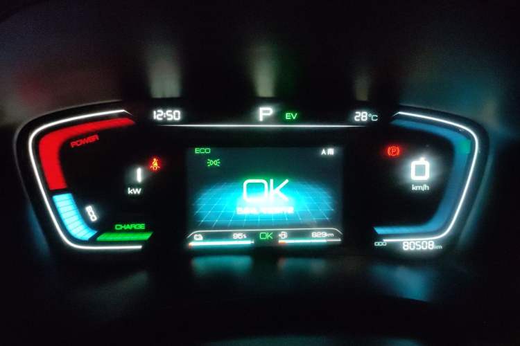 Used BYD Song Pro New Energy 2022 DM-i 110km Flagship Model Instrument Cluster